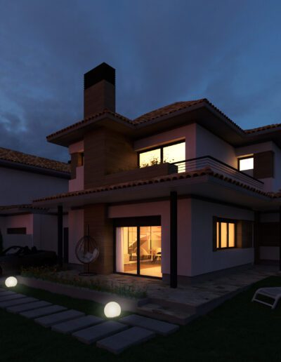 Residencial San Salvador Vioño de Piélagos - Visión nocturna